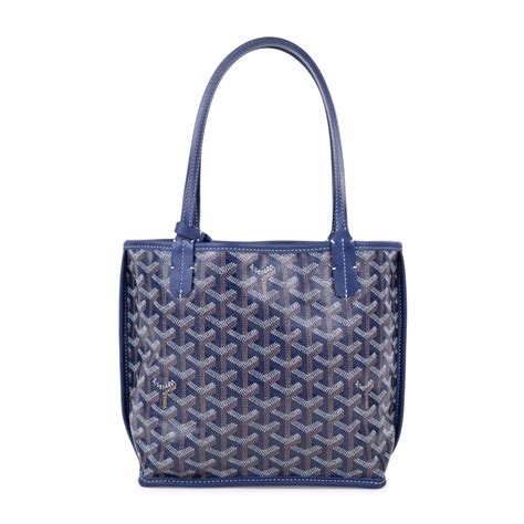 goyard mini bag blue|goyard small tote bag.